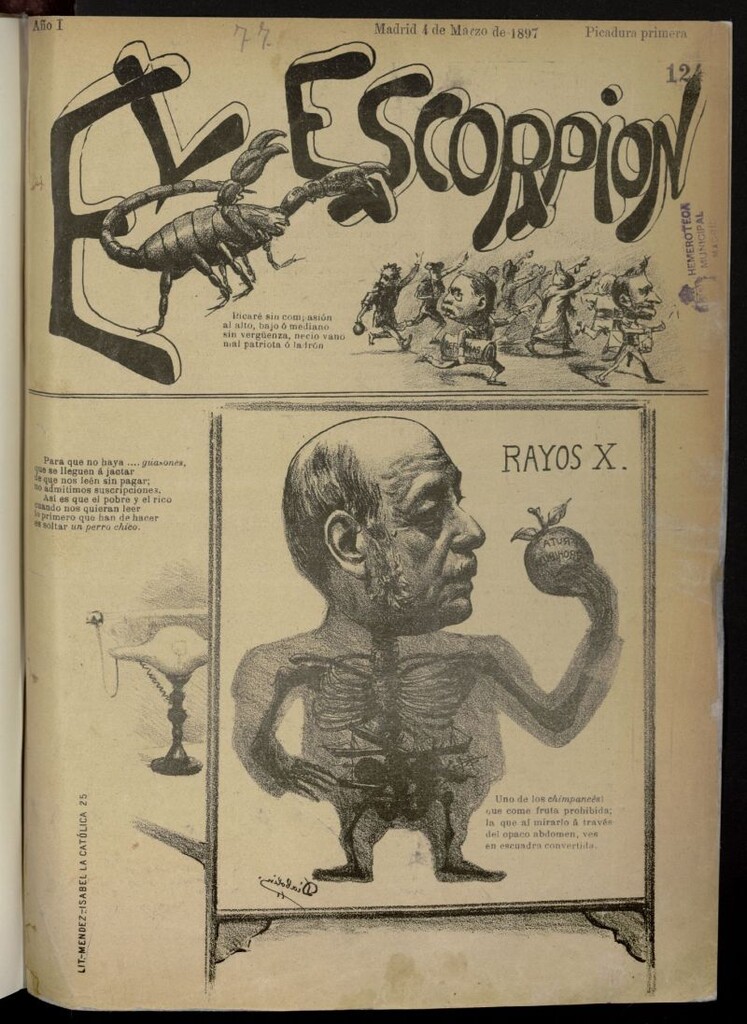 Miniatura de El Escorpión del 4 de marzo de 1897