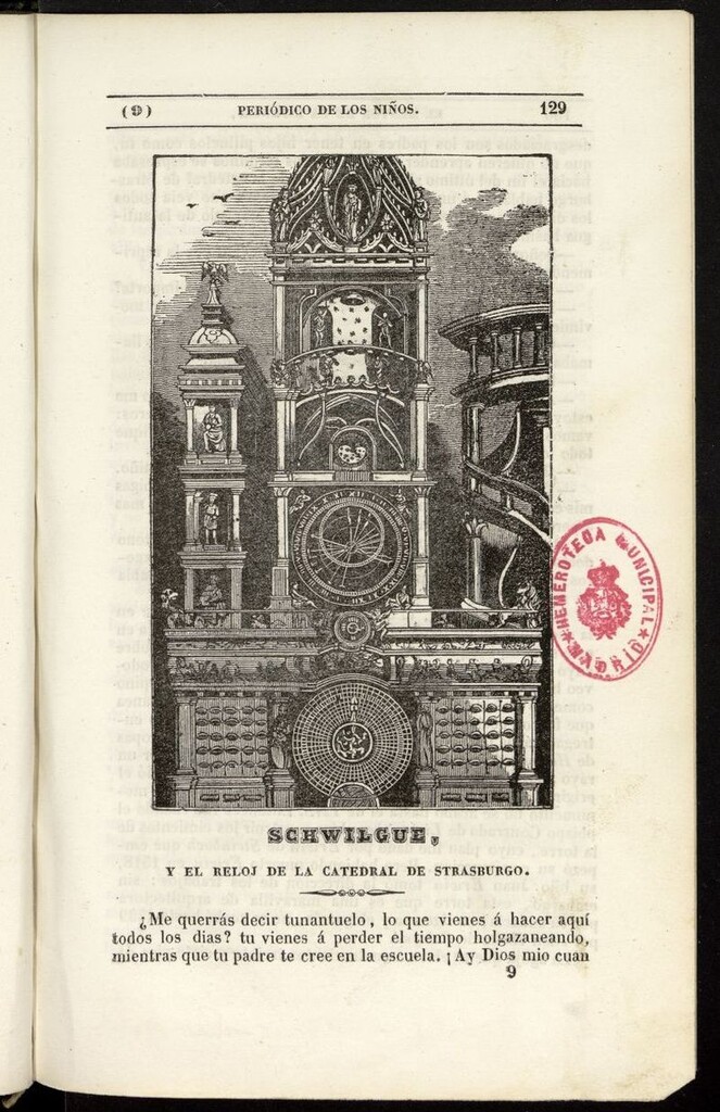 Miniatura de El Mentor de la Infancia de 1843, tomo I, nº 9
