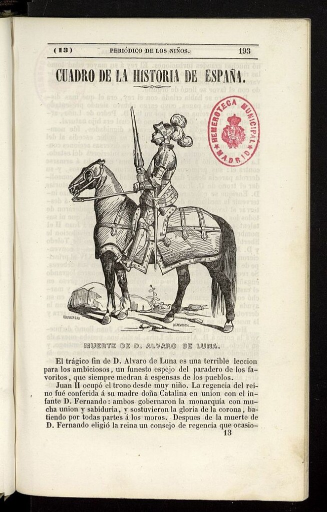 Miniatura de El Mentor de la Infancia de 1843, tomo I, nº 13