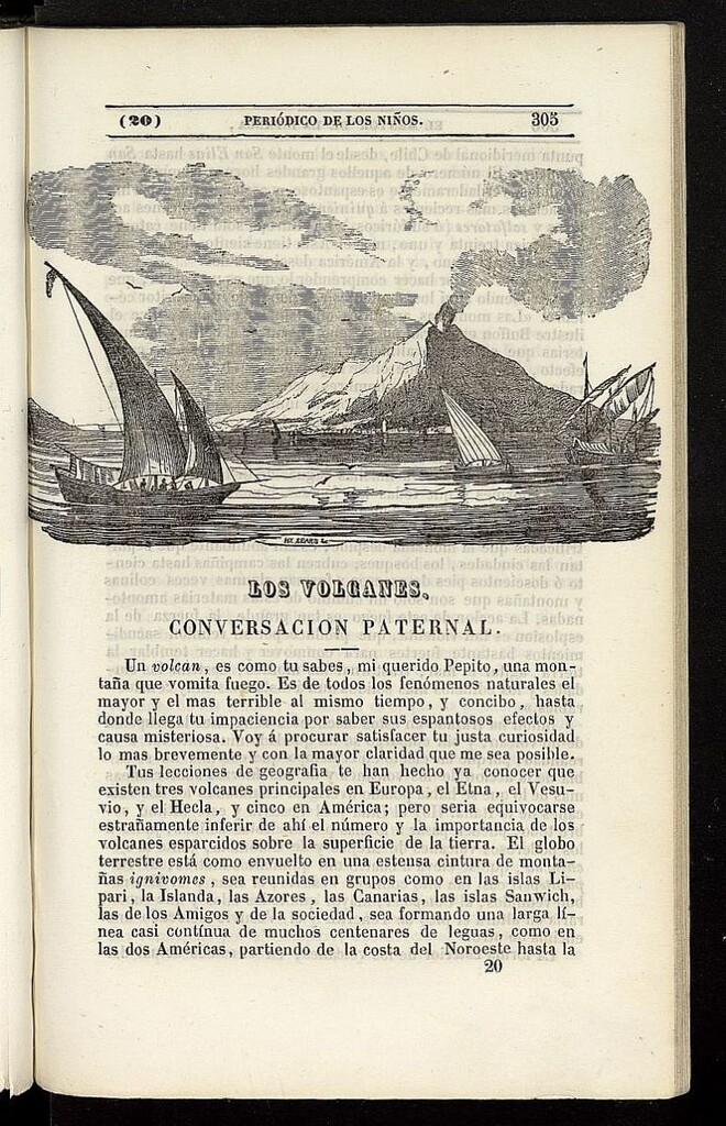 Miniatura de El Mentor de la Infancia de 1843, tomo I, nº 20