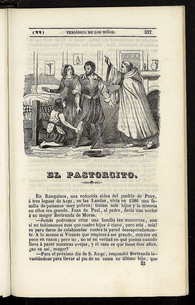 Miniatura de El Mentor de la Infancia de 1843, tomo I, nº 22