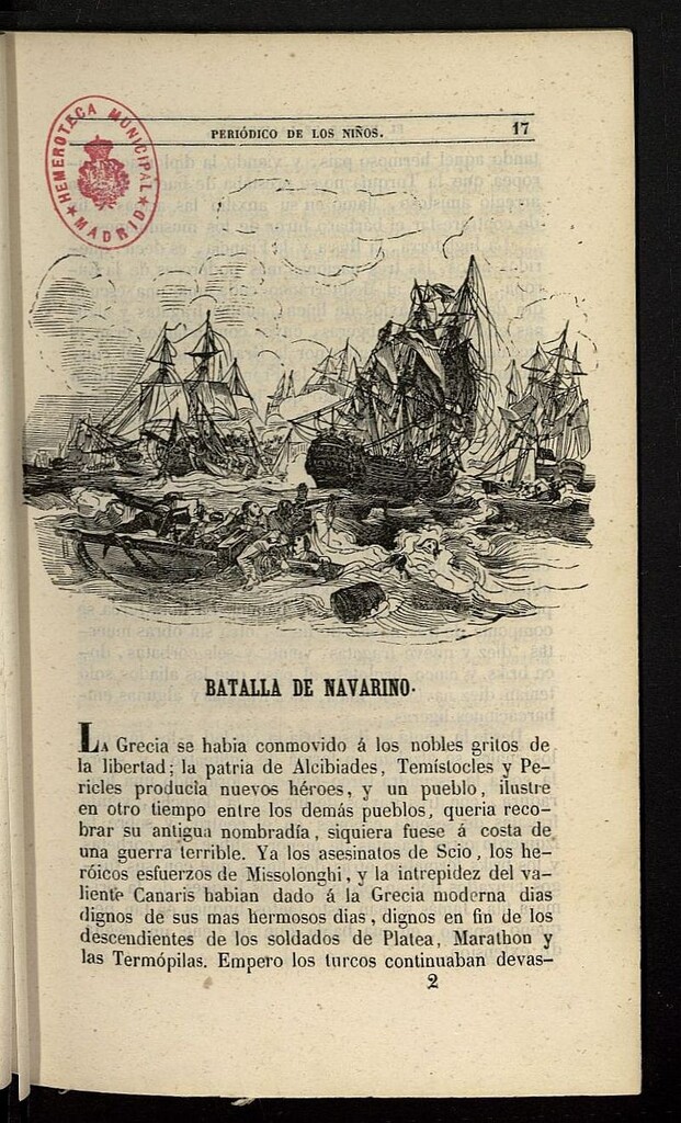 Miniatura de El Mentor de la Infancia de 1845, tomo V, nº 2