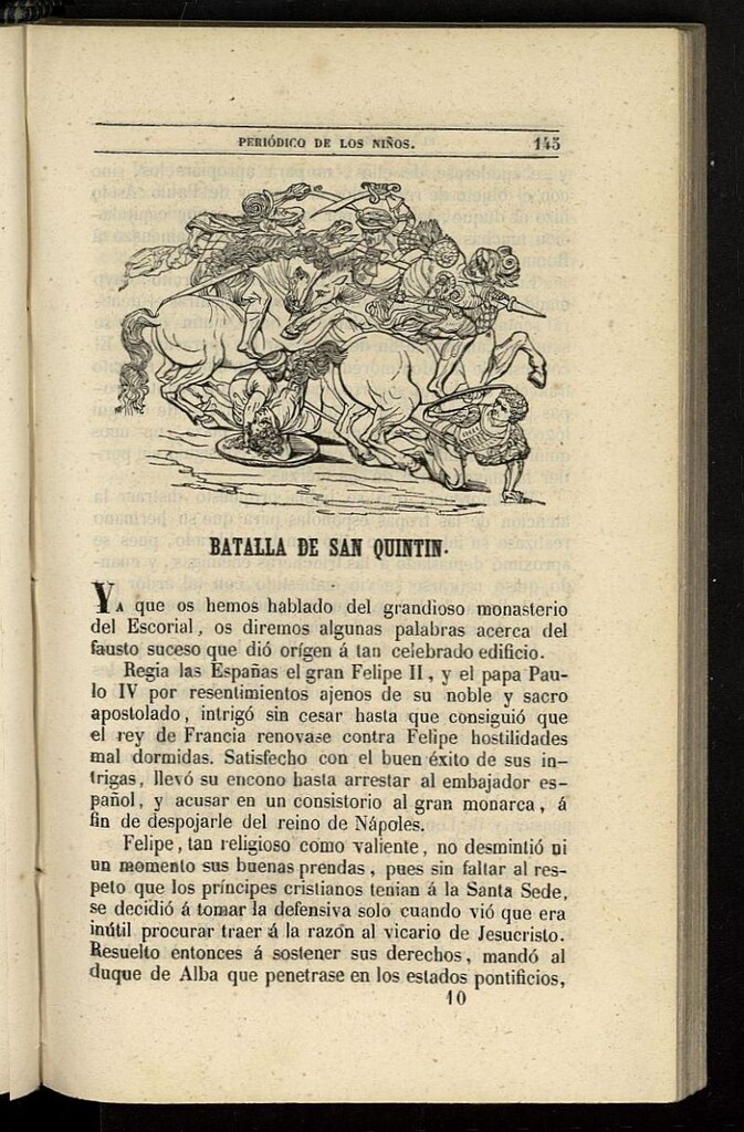 Miniatura de El Mentor de la Infancia de 1845, tomo V, nº 10