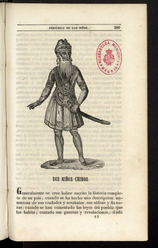 Miniatura de El Mentor de la Infancia de 1845, tomo V, nº 19