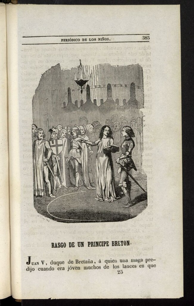 Miniatura de El Mentor de la Infancia de 1845, tomo V, nº 25