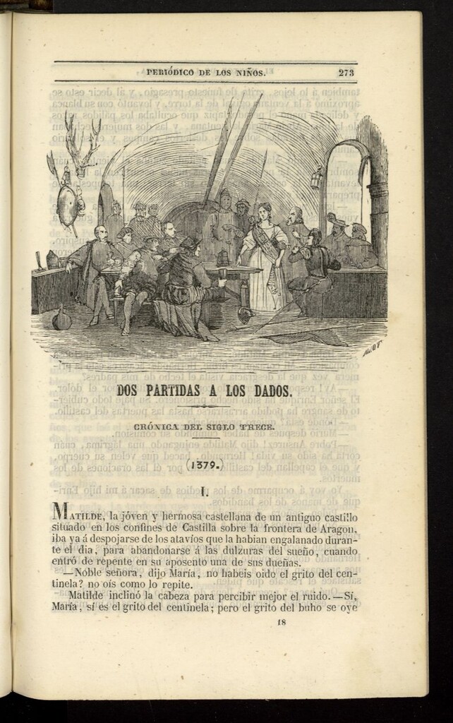 Miniatura de El Mentor de la Infancia de 1844, tomo II, nº 18