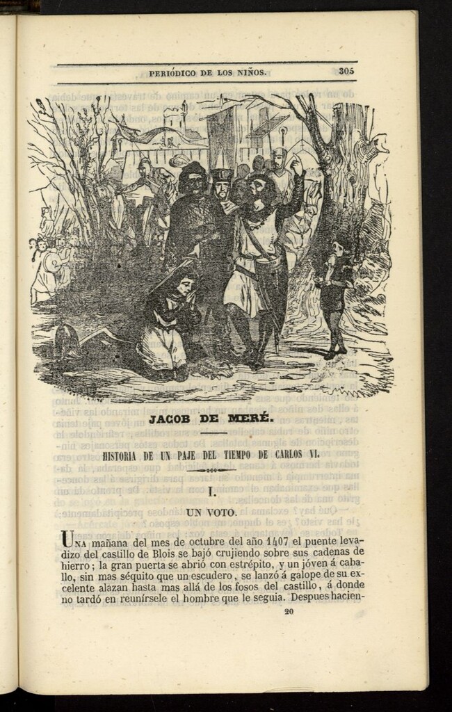 Miniatura de El Mentor de la Infancia de 1844, tomo II, nº 20