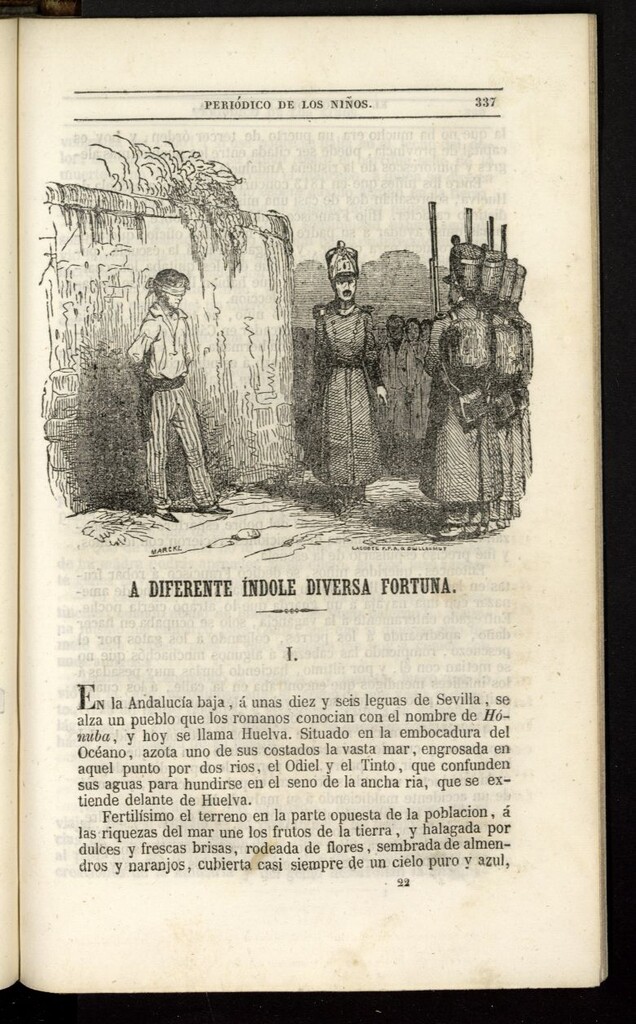 Miniatura de El Mentor de la Infancia de 1844, tomo II, nº 22