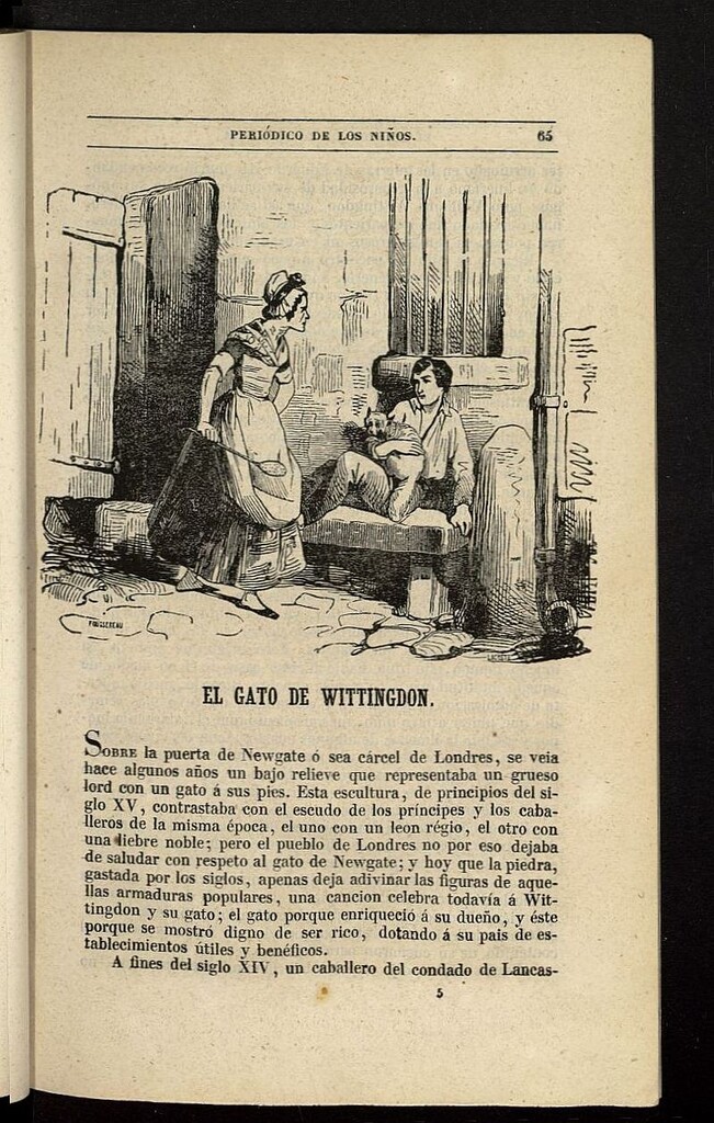 Miniatura de El Mentor de la Infancia de 1844, tomo III, nº 5