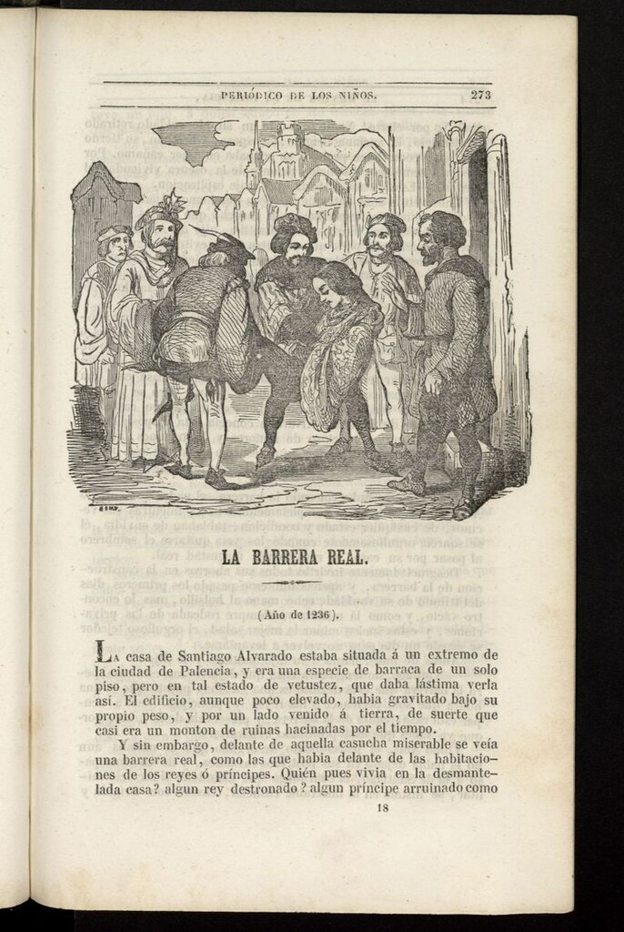 Miniatura de El Mentor de la Infancia de 1844, tomo III, nº 18