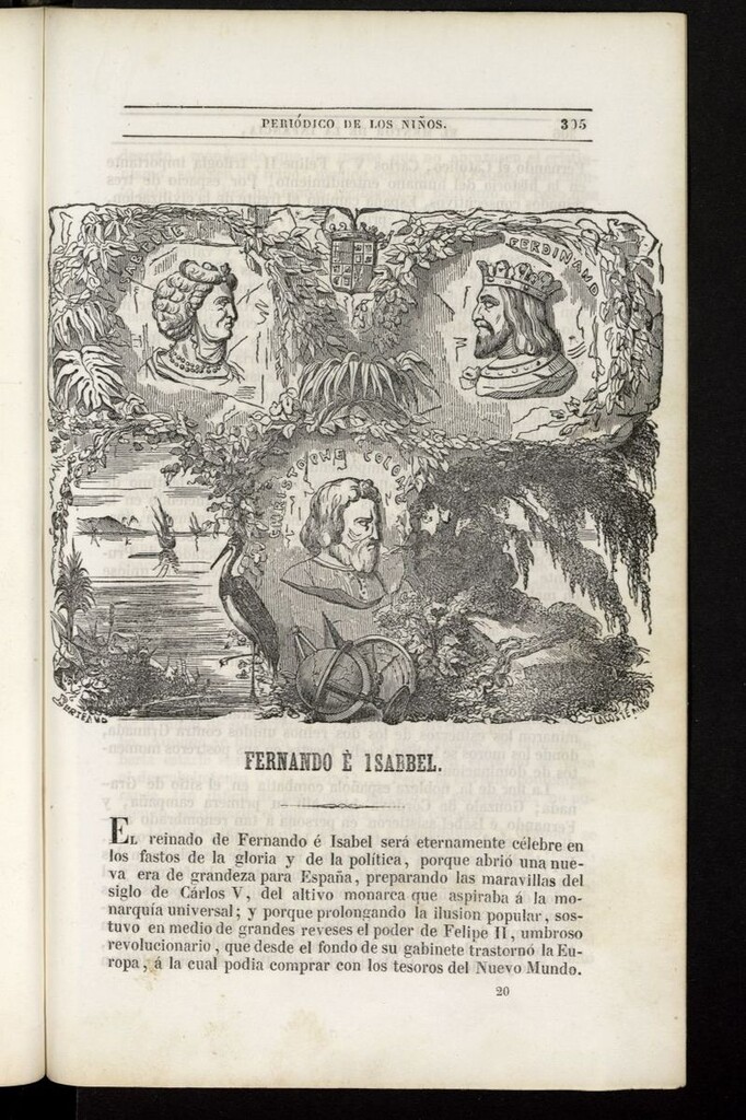 Miniatura de El Mentor de la Infancia de 1844, tomo III, nº 20