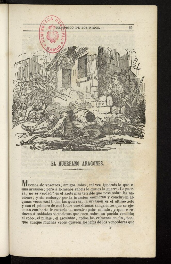 Miniatura de El Mentor de la Infancia de 1845, tomo IV, nº 5