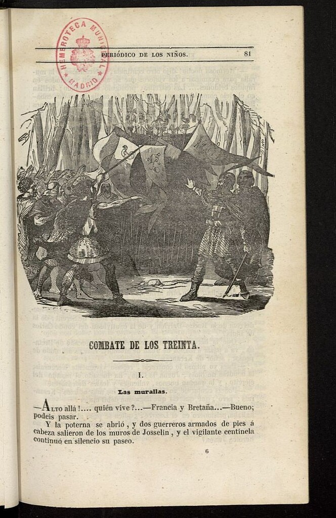Miniatura de El Mentor de la Infancia de 1845, tomo IV, nº 6