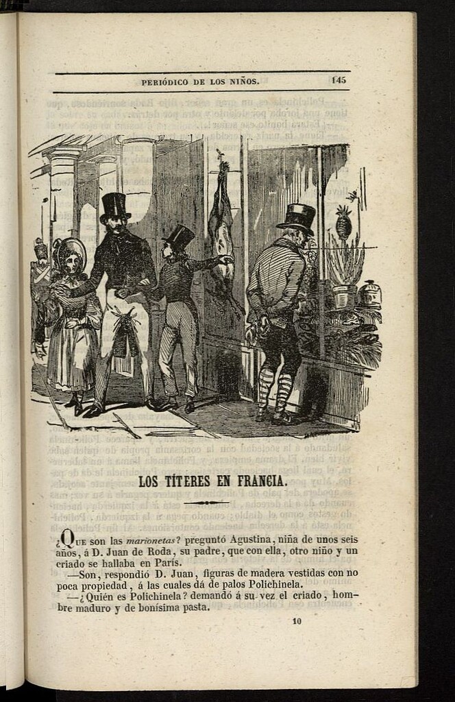 Miniatura de El Mentor de la Infancia de 1845, tomo IV, nº 10