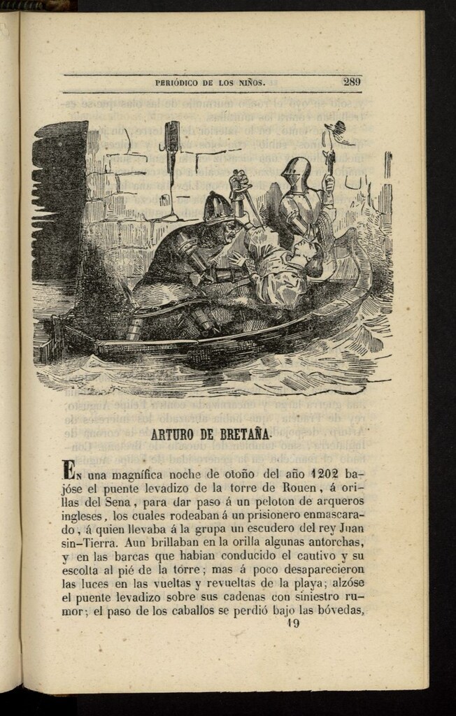 Miniatura de El Mentor de la Infancia de 1845, tomo IV, nº 19