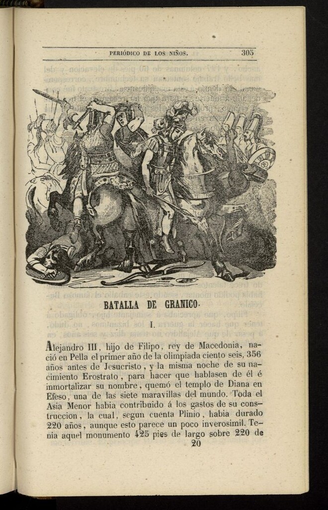Miniatura de El Mentor de la Infancia de 1845, tomo IV, nº 20