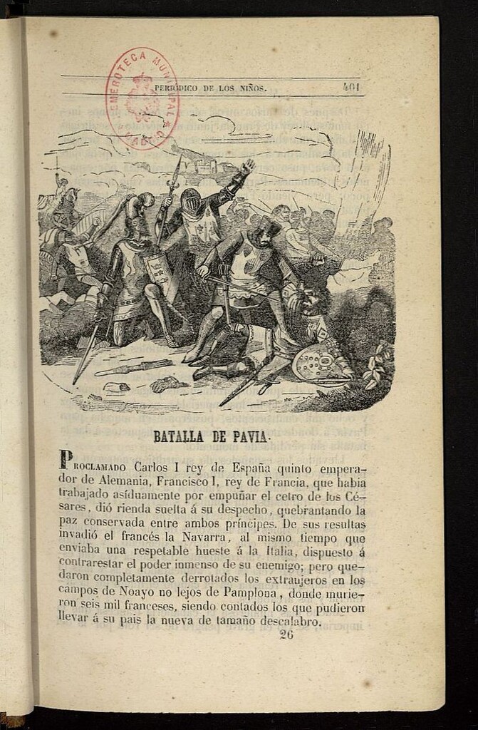 Miniatura de El Mentor de la Infancia  de 1845, tomo IV, nº 26