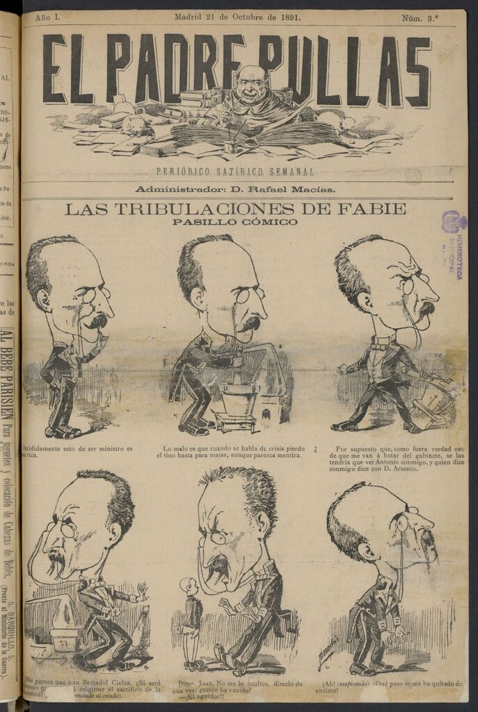 Miniatura de El Padre Pullas del 21 de octubre de 1891