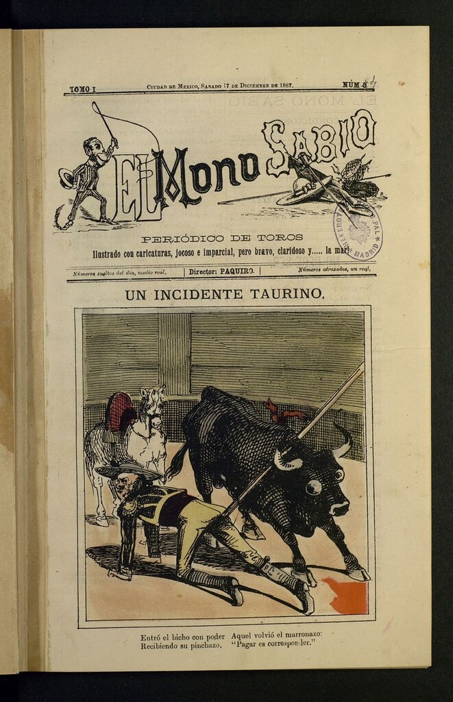 Miniatura de El mono sabio del 17 de diciembre de 1887