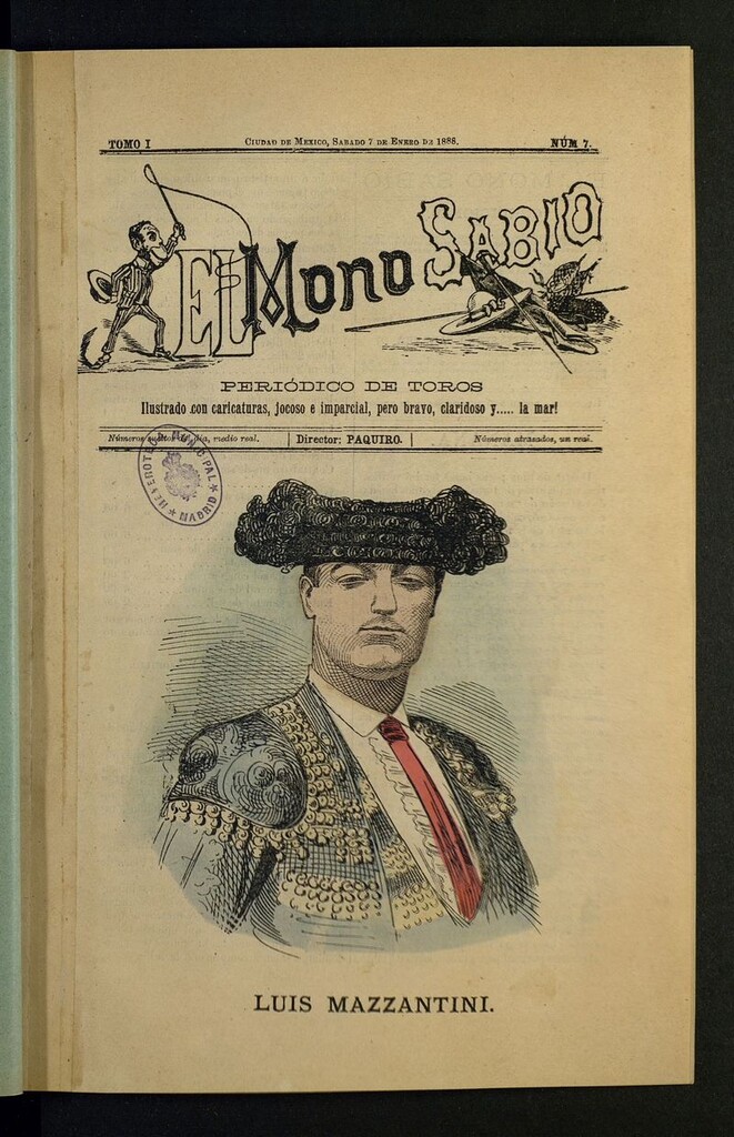 Miniatura de El mono sabio del 7 de enero de 1888