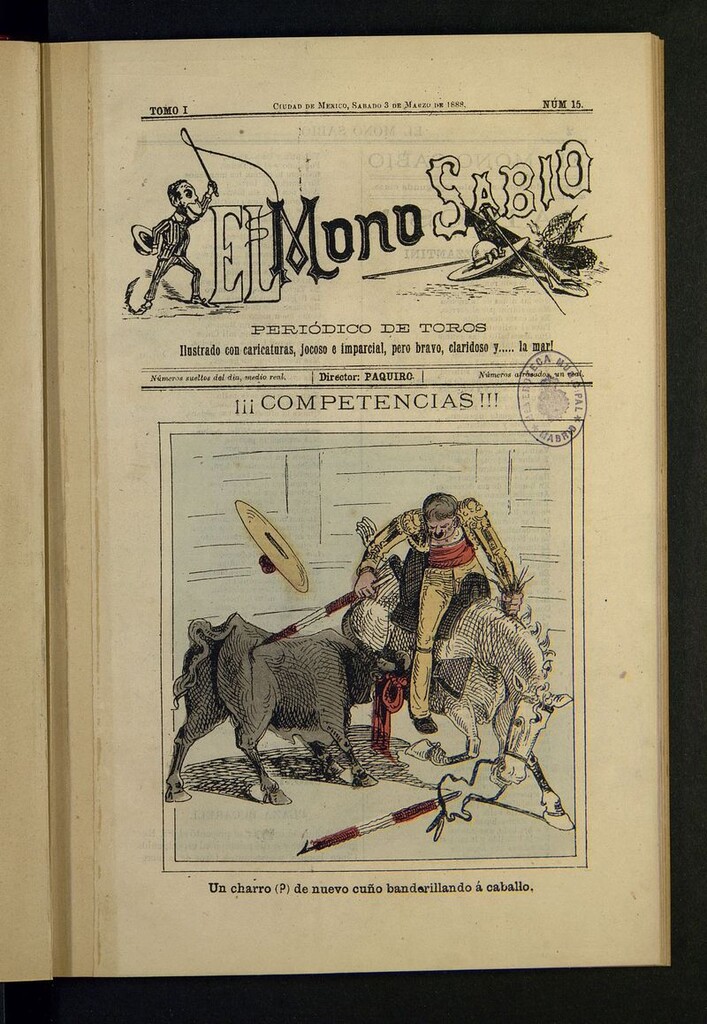 Miniatura de El mono sabio del 3 de marzo de 1888