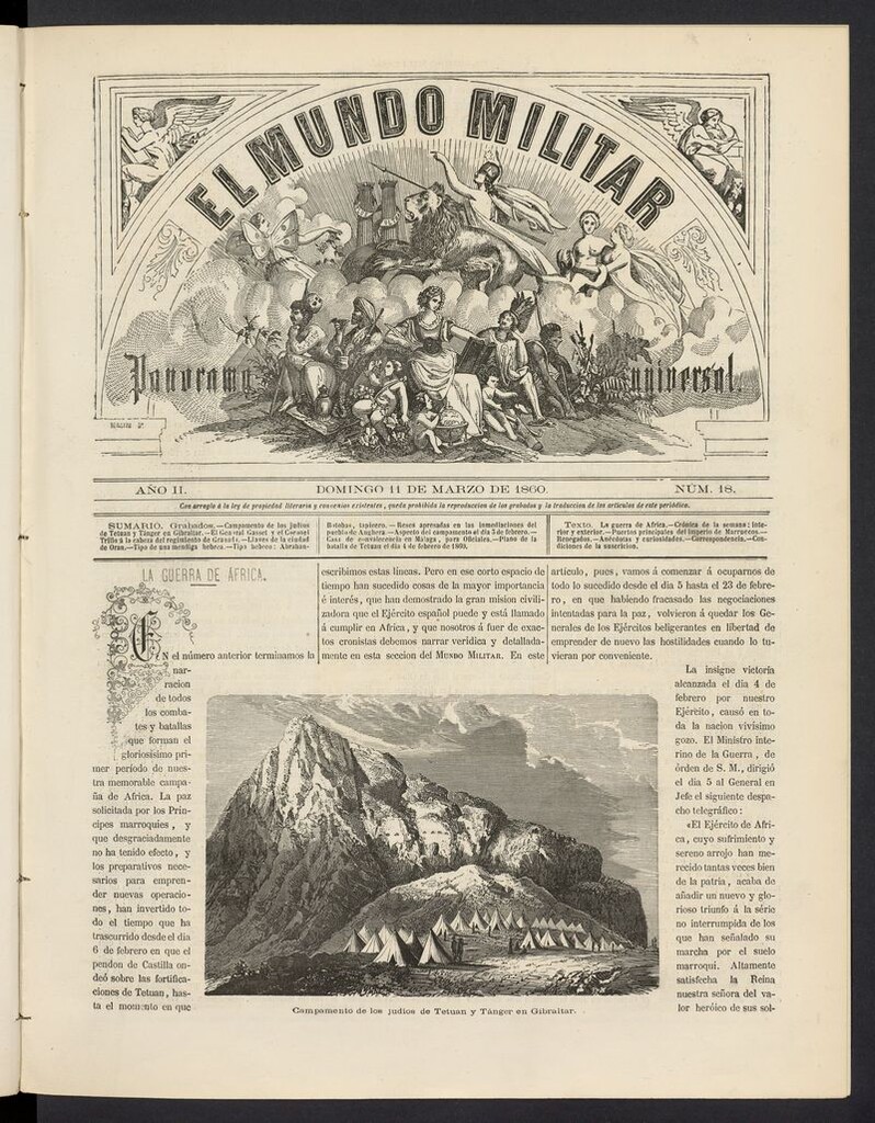 Miniatura de El Mundo Militar: panorama universal del 11 de marzo de 1860