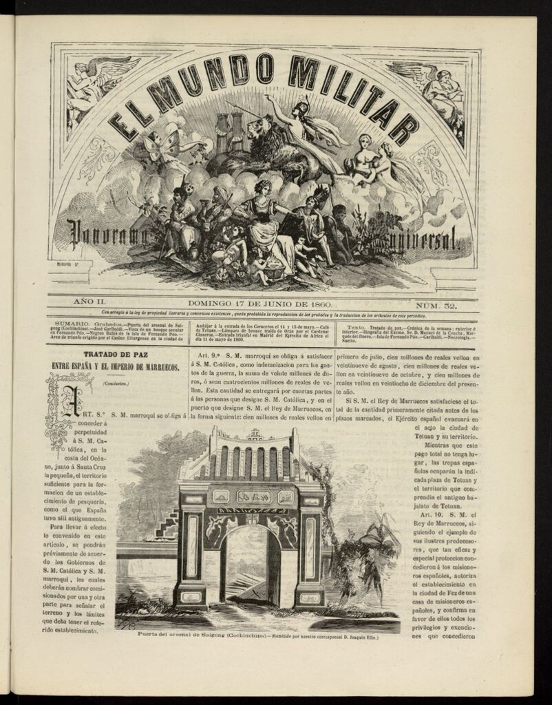 Miniatura de El Mundo Militar: panorama universal del 17 de junio de 1860