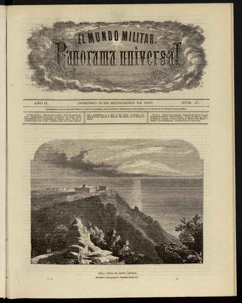 Miniatura de El Mundo Militar: panorama universal del 30 de septiembre de 1860