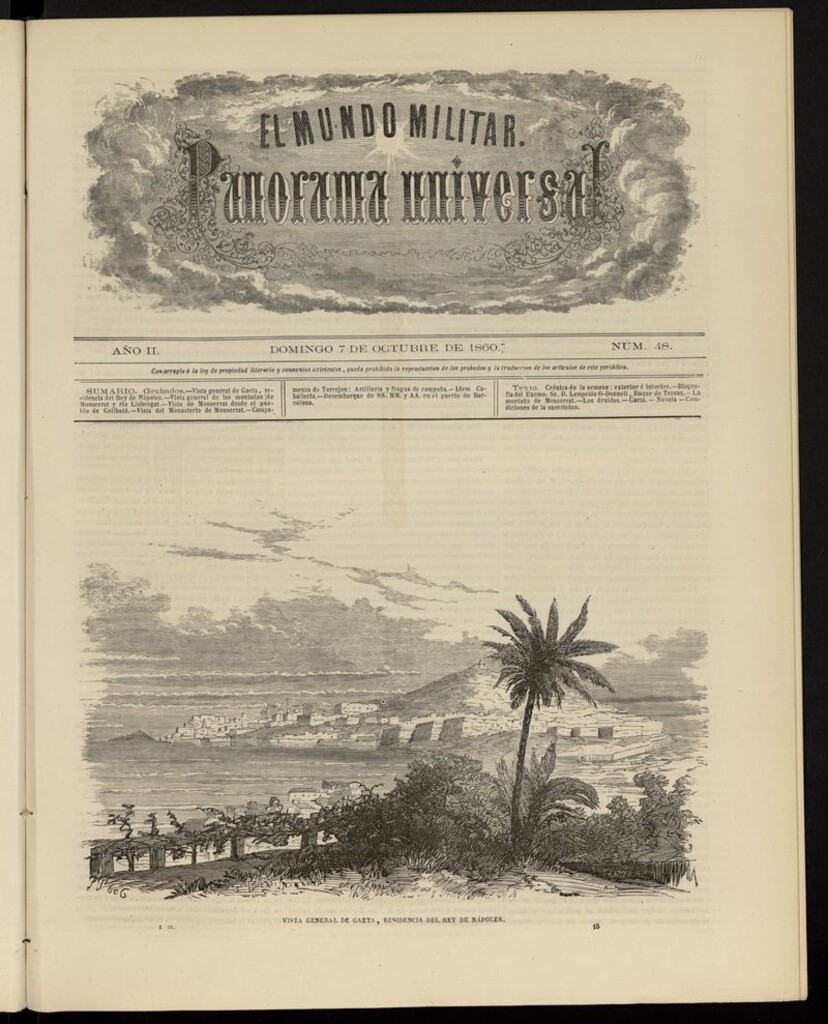 Miniatura de El Mundo Militar: panorama universal del 7 de octubre de 1860