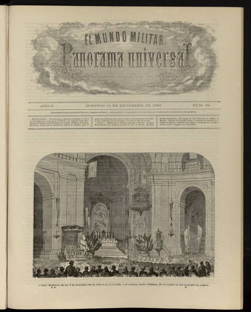 Miniatura de El Mundo Militar: panorama universal del 16 de diciembre de 1860