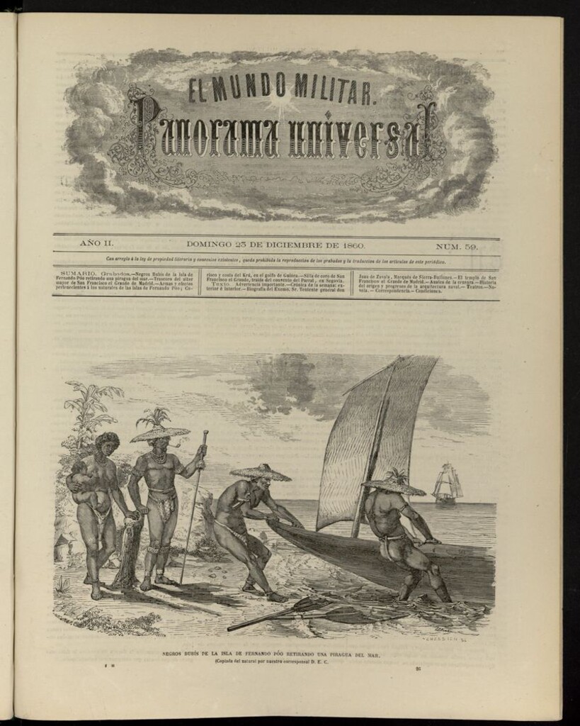 Miniatura de El Mundo Militar: panorama universal del 23 de diciembre de 1860