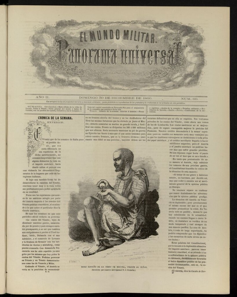Miniatura de El Mundo Militar: panorama universal del 30 de diciembre de 1860