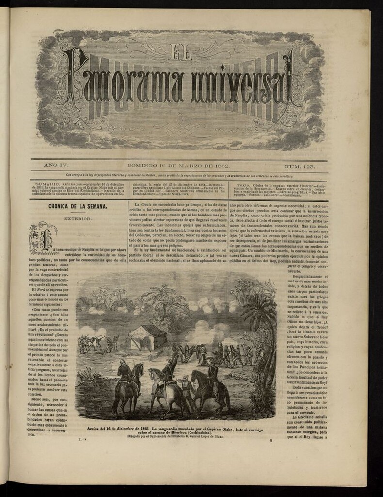 Miniatura de El Mundo Militar: panorama universal del 16 de marzo de 1862
