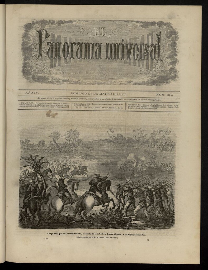 Miniatura de El Mundo Militar: panorama universal del 23 de marzo de 1862