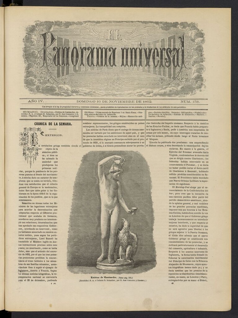 Miniatura de El Mundo Militar: panorama universal del 16 de noviembre de 1862