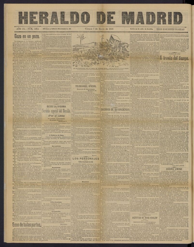 Miniatura de El Heraldo de Madrid: diario independiente del 7 de enero de 1898