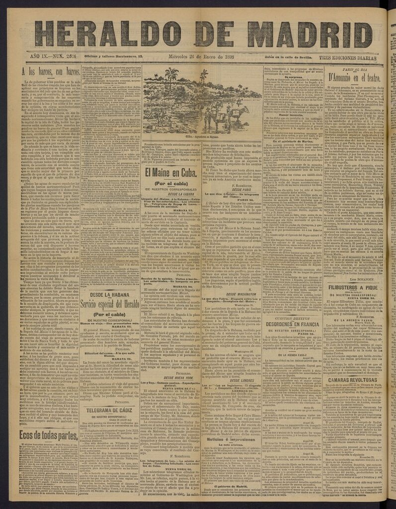 Miniatura de El Heraldo de Madrid: diario independiente del 26 de enero de 1898