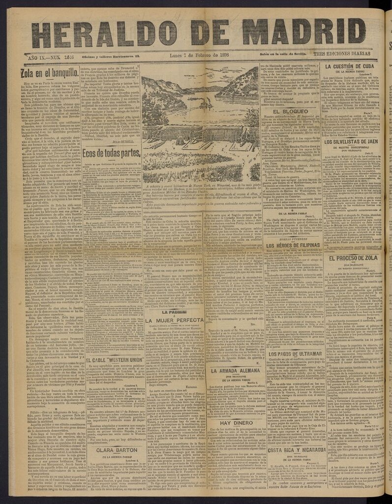 Miniatura de El Heraldo de Madrid: diario independiente del 7 de febrero de 1898