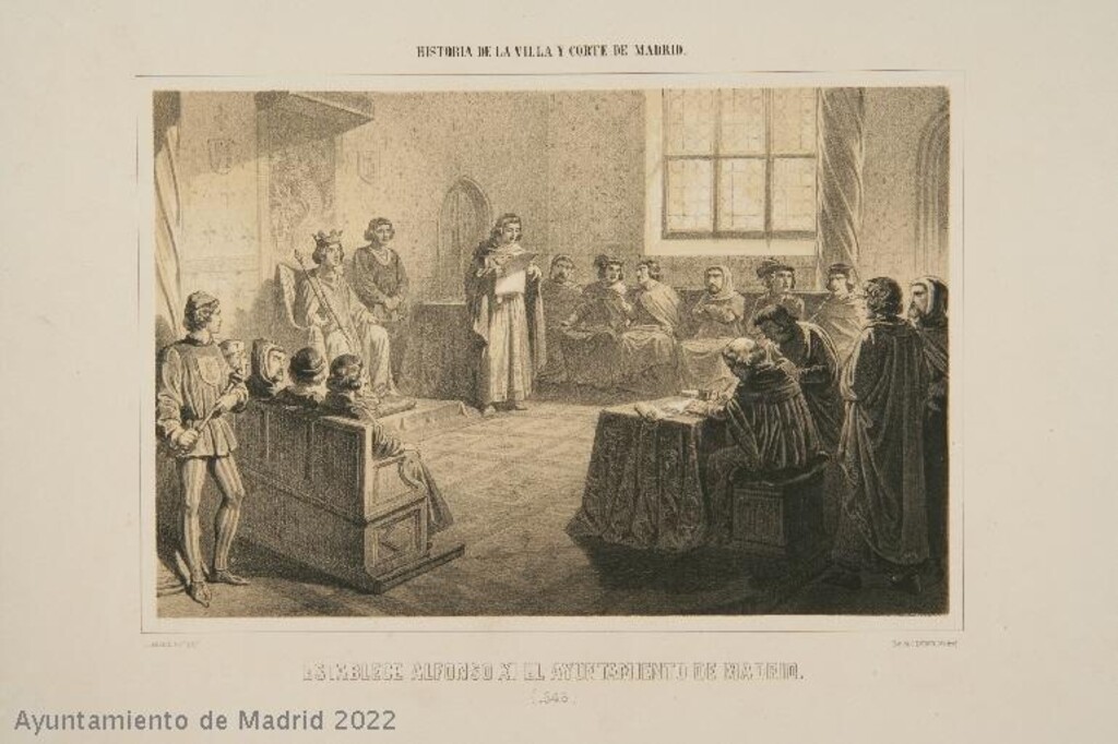 Miniatura de Establece Alfonso XI el Ayuntamiento de Madrid