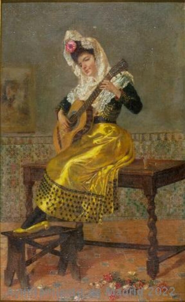 Miniatura de Mujer tocando la guitarra