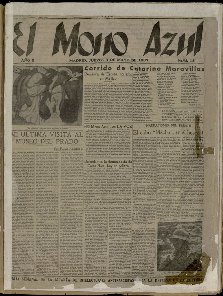 Miniatura de El Mono Azul del 3 de mayo de 1937