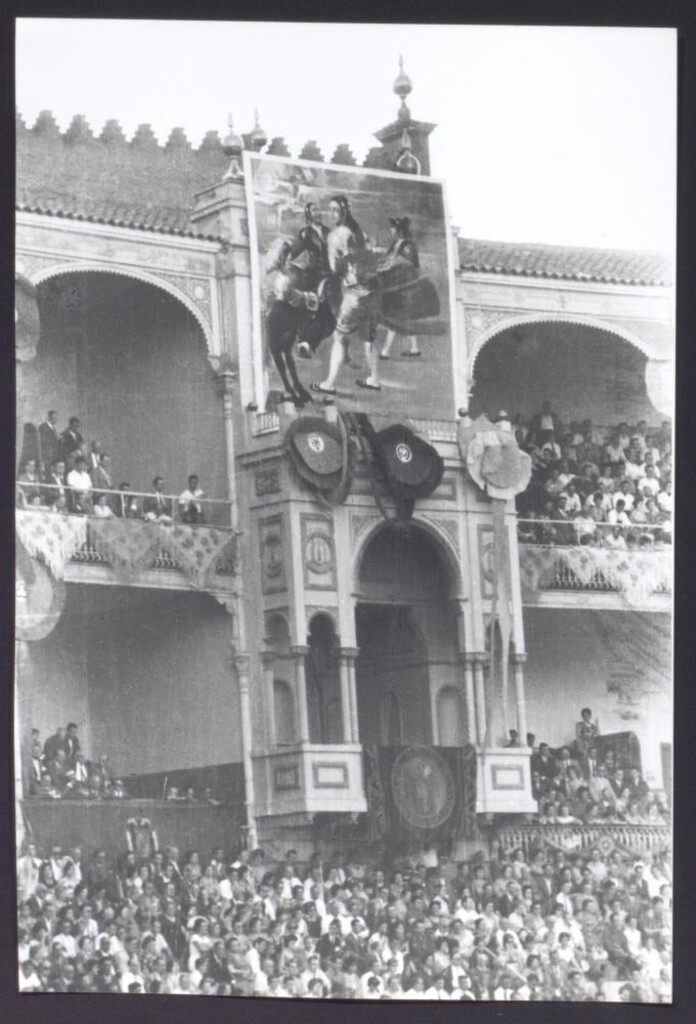 Miniatura de Corrida goyesca en la plaza de la Ventas