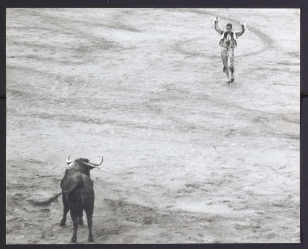 Miniatura de Suerte de banderillas en una corrida goyesca