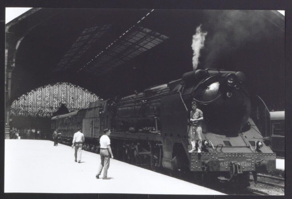 Miniatura de Locomotora en la estación de Atocha