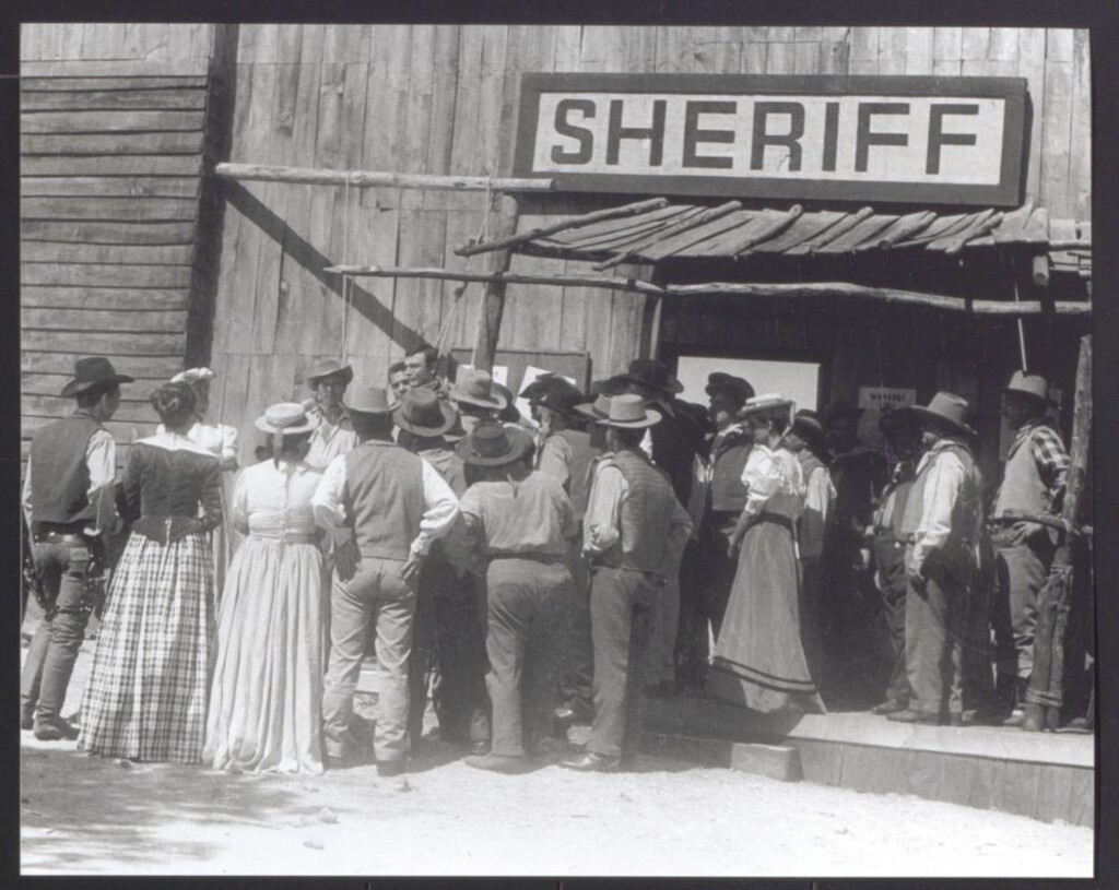 Miniatura de Oficina del sheriff en el pueblo del Oeste