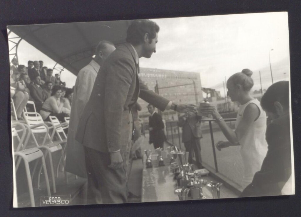 Miniatura de Entrega de trofeos en una demostración deportiva