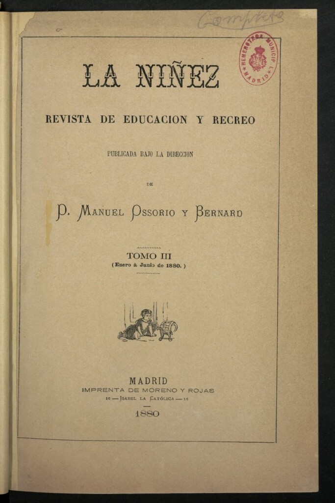 Miniatura de La Niñez: revista de educación y recreo