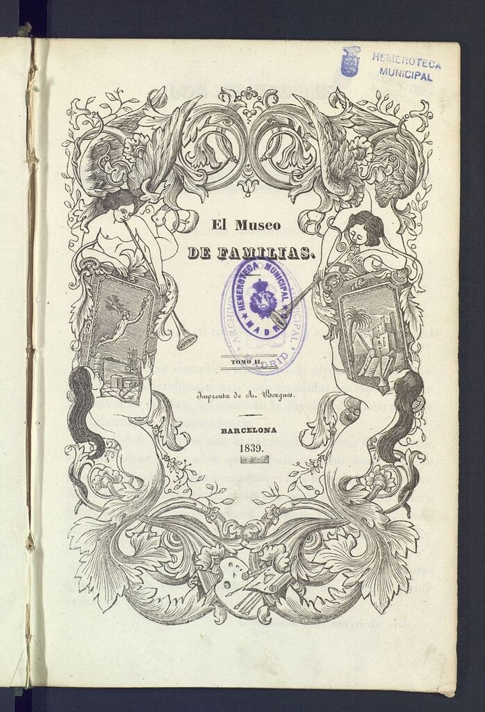 Miniatura de El Museo de Familias (Barcelona) de mayo a diciembre de 1839