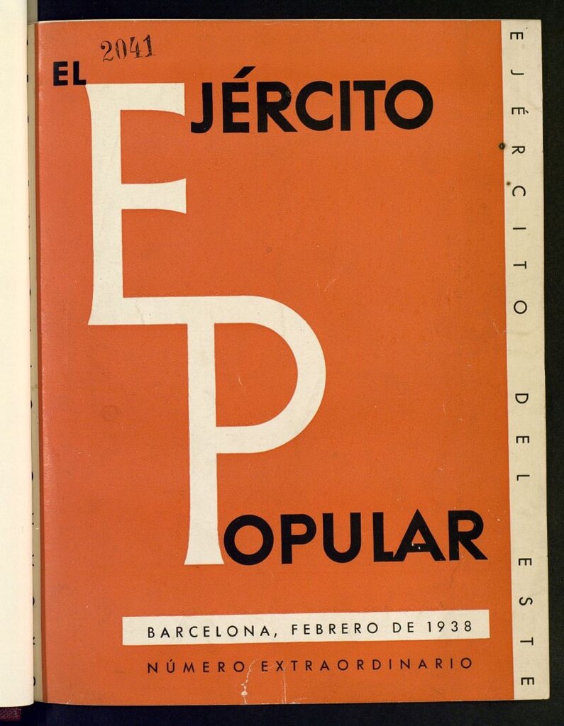 Miniatura de El Ejército Popular. Febrero de 1938. Número extraordinario