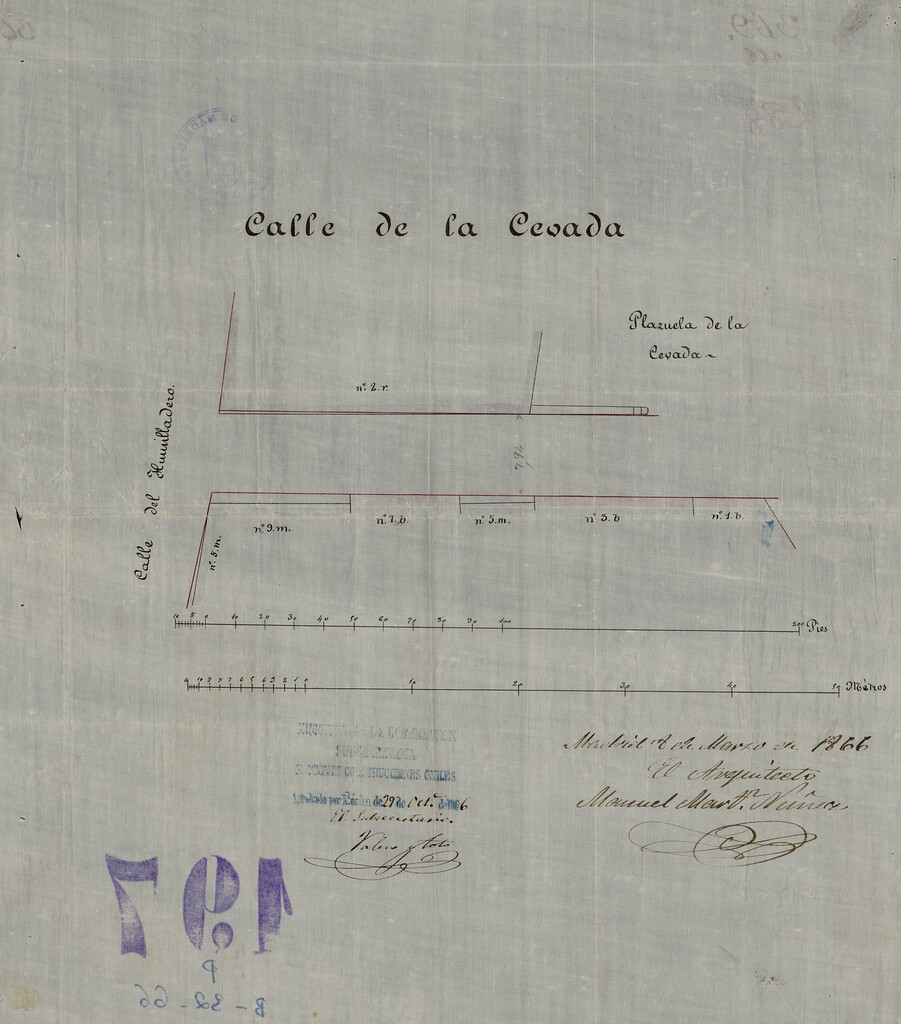 Miniatura de Alineación de la Calle de la Cebada